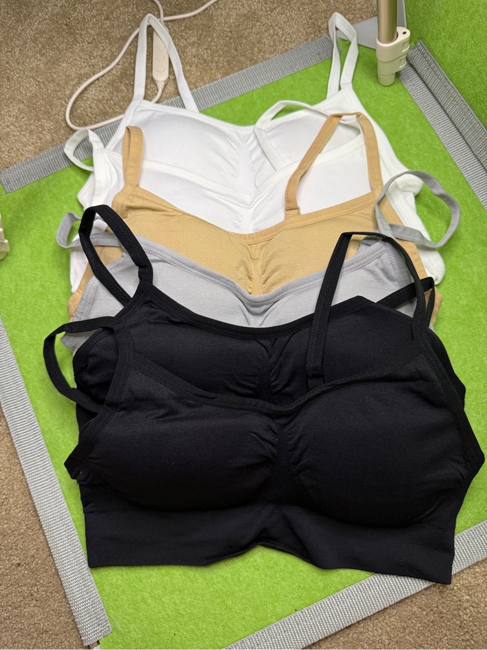 Women’s Seamless Padded Bralette - post surgery bra-6 pack